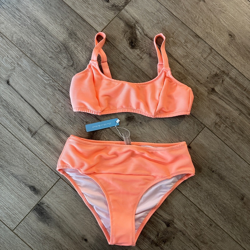 Sherbet Orange bikini.  NWT Size Small